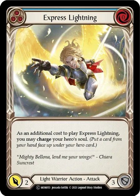 178604[U-MON084]Blinding Beam[Common]（Monarch Unlimited Edition Light NotClassed Instant Red）【FleshandBlood FaB】