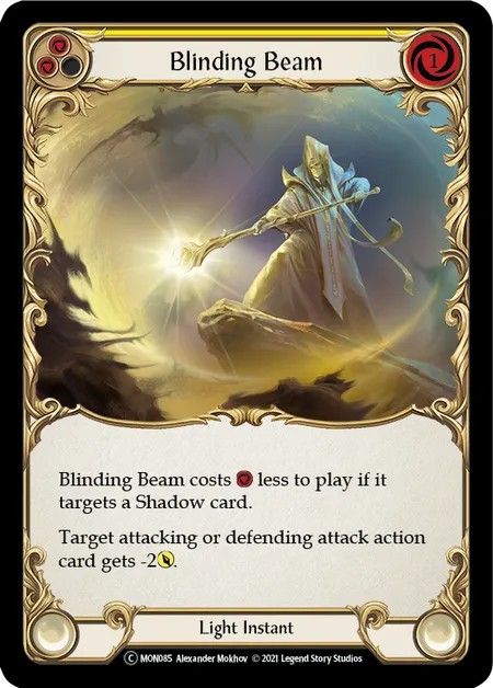 [U-MON085]Blinding Beam[Common]（Monarch Unlimited Edition Light NotClassed Instant Yellow）【FleshandBlood FaB】