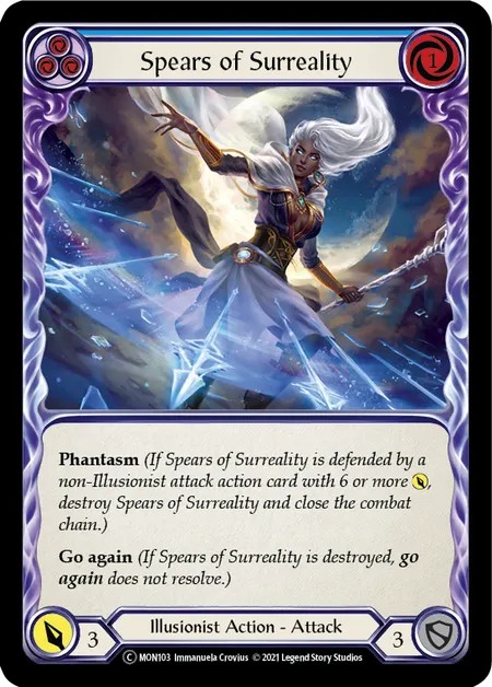 178702[MST152]亡霊の顕現/Spectral Manifestations[Common]（ Illusionist Action Non-Attack Red）【FleshandBlood FaB】