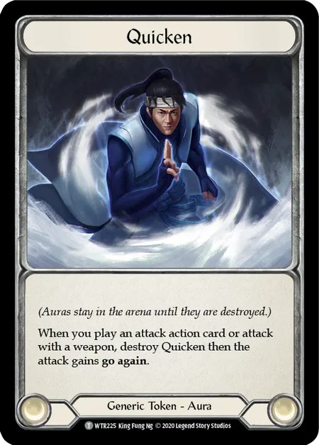 174810[CRU173]Rousing Aether[Common]（Crucible of War First Edition Wizard Action Non-Attack Blue）【FleshandBlood FaB】