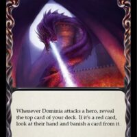 [UPR008]Invoke Dominia[Majestic]（Dynasty Draconic Illusionist Action Invocation Non-Attack Red）【FleshandBlood FaB】