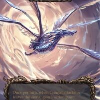 [UPR010-Cold Foil]Invoke Cromai[Rare]（Dynasty Draconic Illusionist Action Invocation Non-Attack Red）【FleshandBlood FaB】