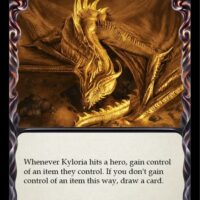 [UPR011]Invoke Kyloria[Rare]（Dynasty Draconic Illusionist Action Invocation Non-Attack Red）【FleshandBlood FaB】