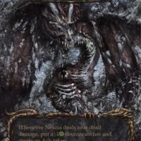 [UPR013-Cold Foil]Invoke Nekria[Rare]（Dynasty Draconic Illusionist Action Invocation Non-Attack Red）【FleshandBlood FaB】