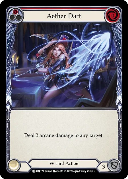 [UPR173]Aether Dart[Common]（Dynasty Wizard Action Non-Attack Red）【FleshandBlood FaB】