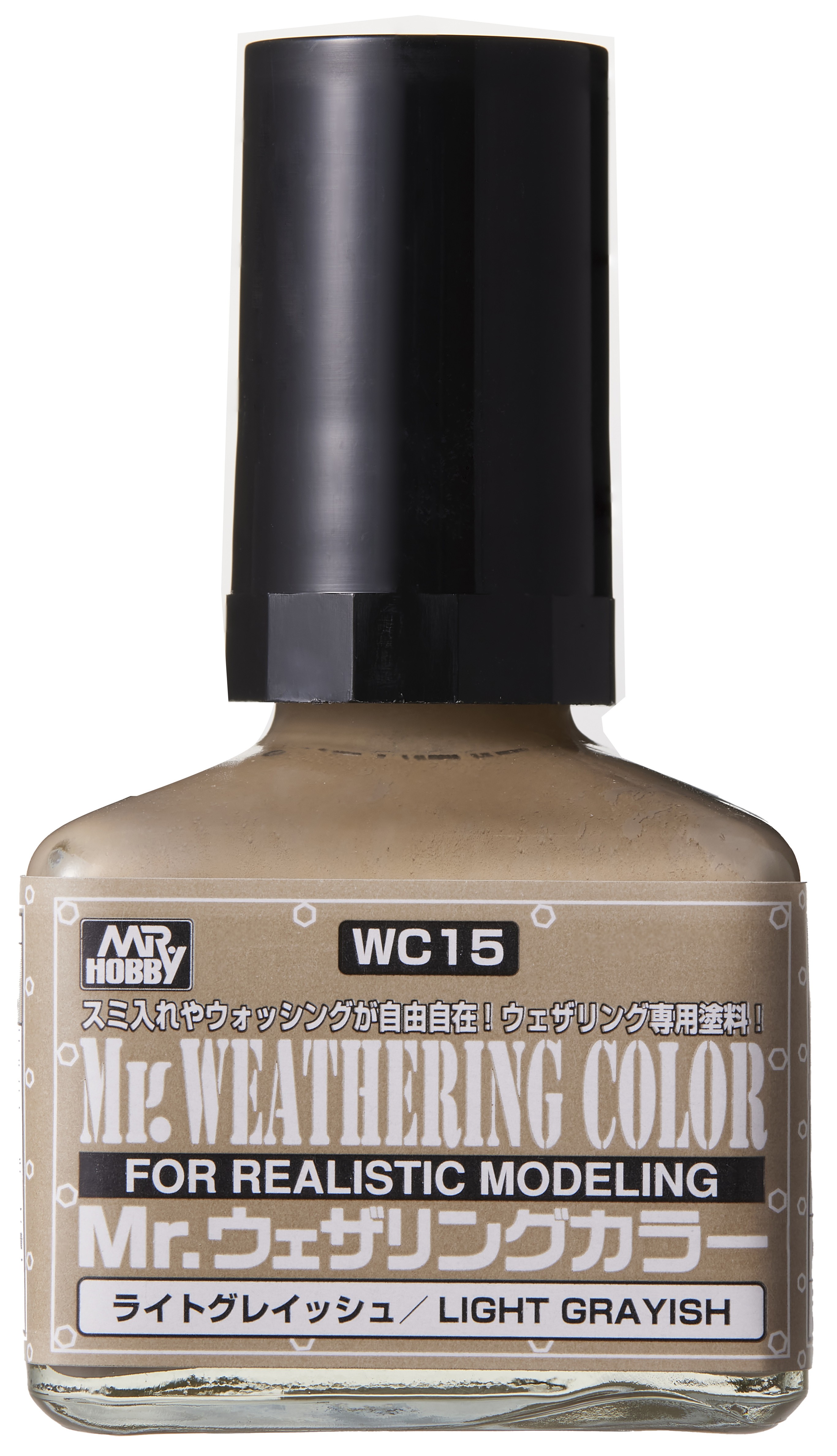 クレオス Mr.ウェザリングカラー ライトグレイッシュ 40ml WC15 4973028504774