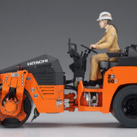ハセガワ 1/35 日立建機 コンバインド振動ローラ ZC50C-5 4967834660021