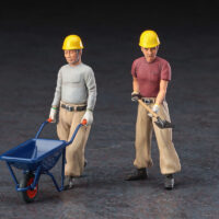ハセガワ 1/35 建設作業員セットA（舗装工事4体セット&アクセサリー） 4967834660038