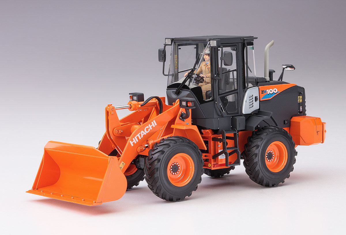 ハセガワ 1/35 日立建機 ホイールローダ ZW100-6 4967834660045