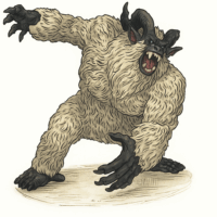 アボミナブル・イエティ/Abominable Yeti【クリーチャー】