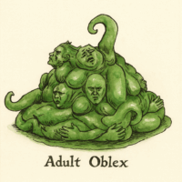 アダルト・オブレックス/Adult Oblex【クリーチャー】