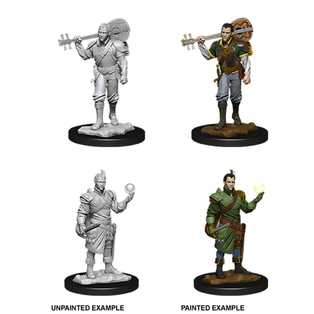 D&D NOLZUR’S MARVELOUS MINIATURES:WAVE 12-Half-Elf Bard 90055 634482900550