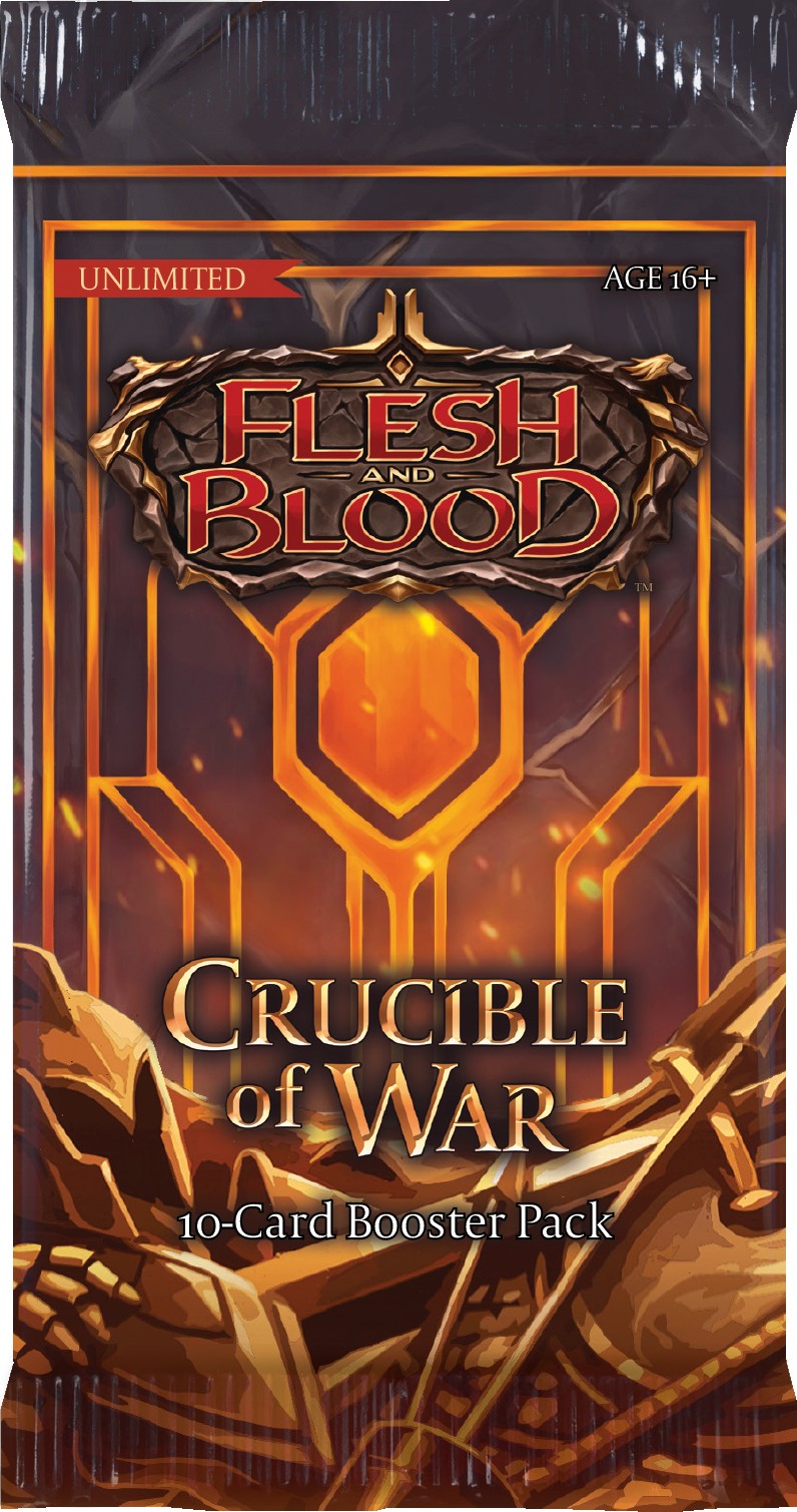 Legend Story Studios Flesh and Blood Crucible of War Unlimited Booster Pack（フレッシュアンドブラッド クルーシブウォー アンリミテッド ブースター パック）【FaB TCG CRU】