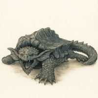 ドラゴン・タートル・ワームリング/Dragon Turtle Wyrmling【クリーチャー】