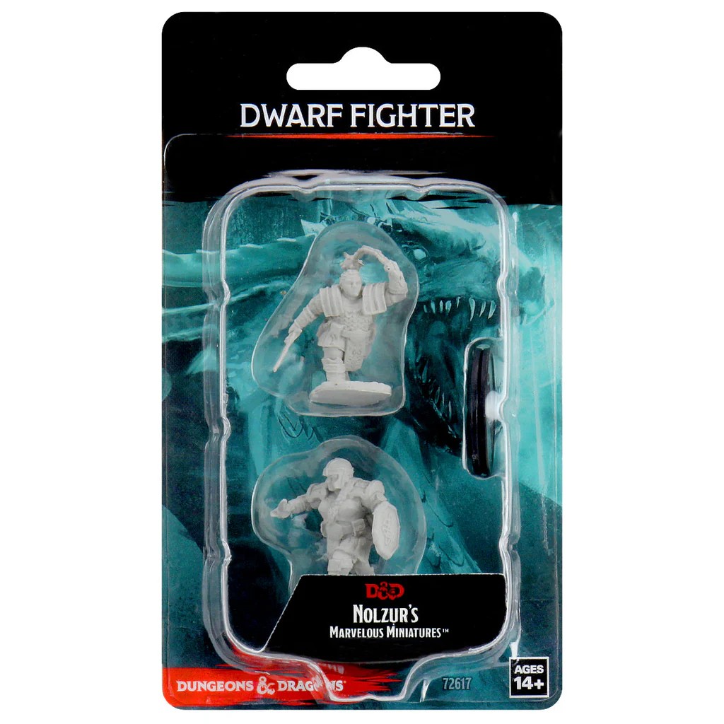 D&D NOLZUR’S MARVELOUS MINIATURES:WAVE 2-Dwarf Fighter(ドワーフ・ファイター) 72617 634482726174