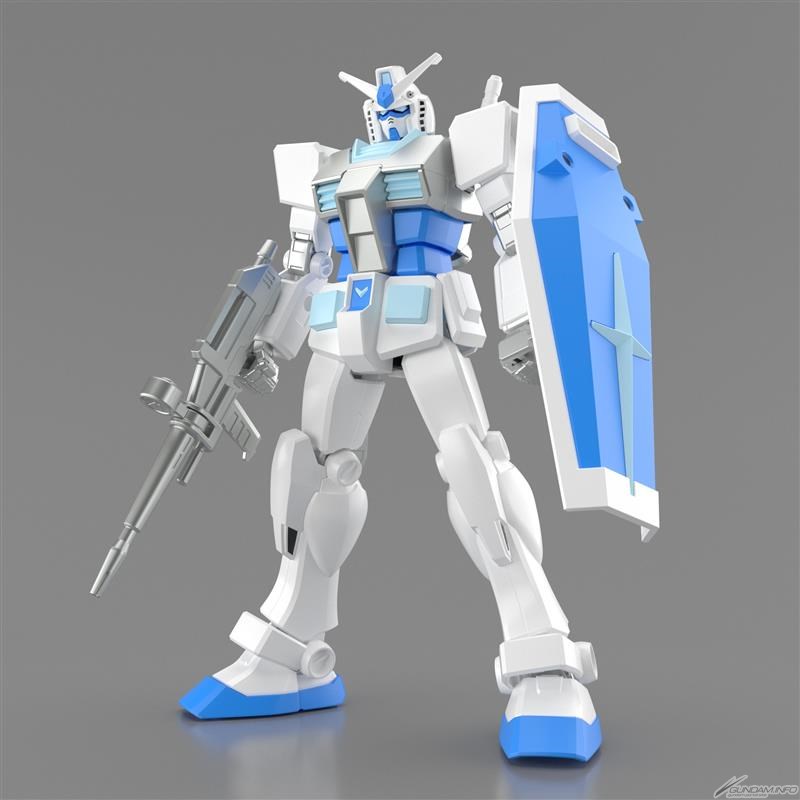 エントリーグレード EG RX78-2 ガンダム スノーイメージカラー 完成品-