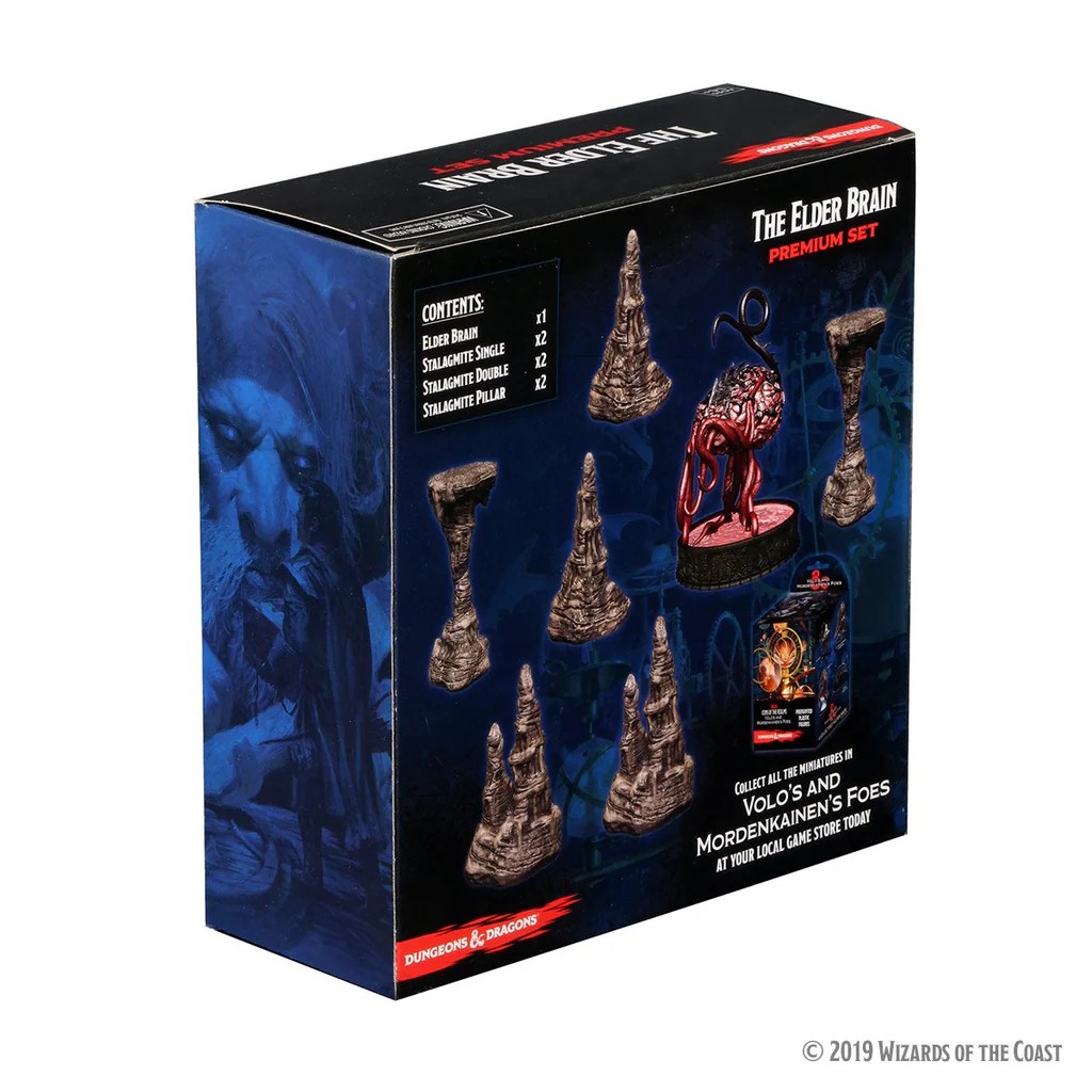 D&D ICONS OF THE REALMS:Volo & Mordenkainen’s Foes-Elder Brain & Stalagmites 73944