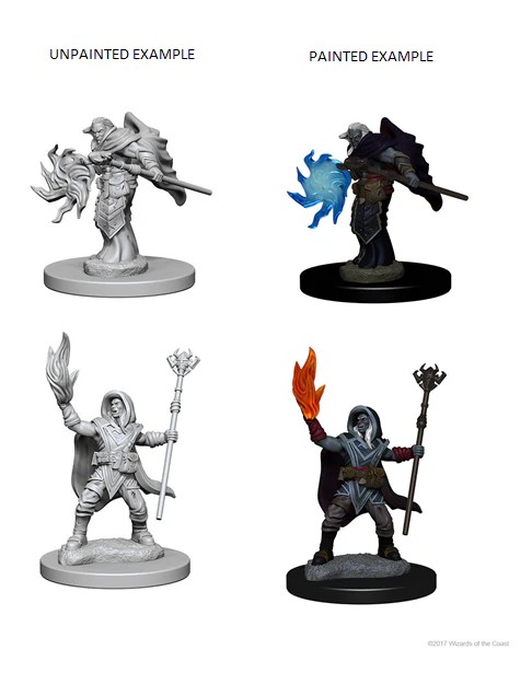 D&D NOLZUR’S MARVELOUS MINIATURES:WAVE 2-Elf Wizard 72622 634482726228