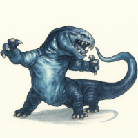 フロスト・サラマンダー/Frost Salamander【クリーチャー】