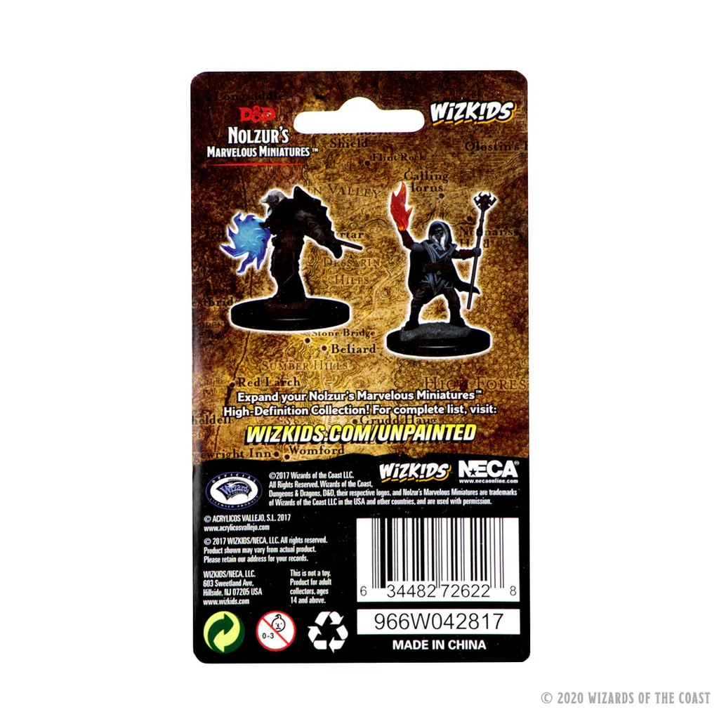 D&D NOLZUR’S MARVELOUS MINIATURES:WAVE 2-Elf Wizard 72622 634482726228