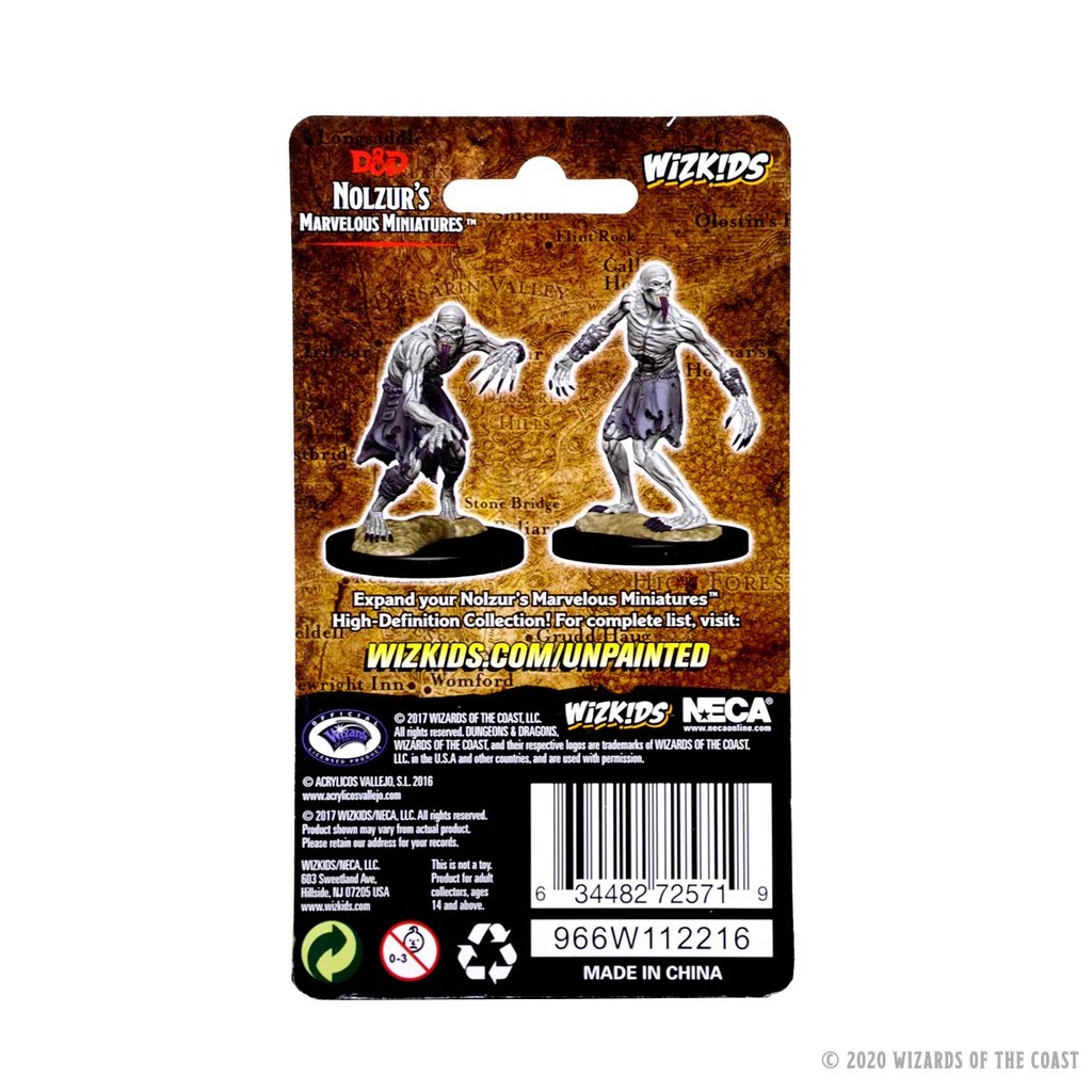 D&D NOLZUR’S MARVELOUS MINIATURES:WAVE 1-Ghouls(グール) 72571 634482725719