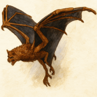 巨大コウモリ(ジャイアント・バット)/Giant Bat【クリーチャー】