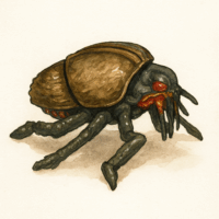 ジャイアント・ファイアー・ビートル(ジャイアント・ファイア・ビートル)/Giant Fire Beetle【クリーチャー】