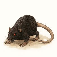 巨大鼠(ジャイアント・ラット)/Giant Rat【クリーチャー】