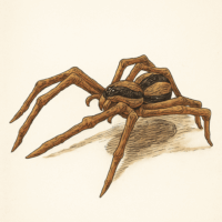 ジャイアント・ウルフ・スパイダー/Giant Wolf Spider【クリーチャー】