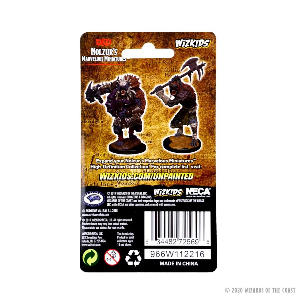 D&D NOLZUR’S MARVELOUS MINIATURES:WAVE 1-Gnolls(ノール) 72569 634482725696