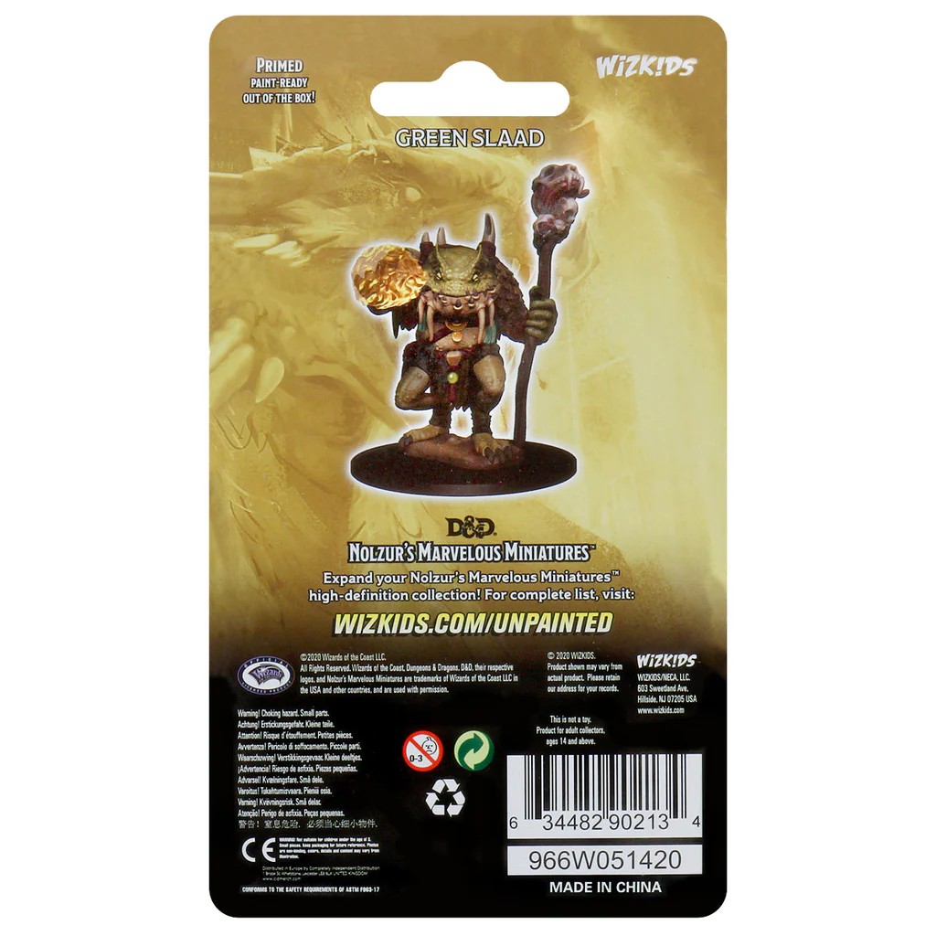 D&D NOLZUR’S MARVELOUS MINIATURES:Green Slaad 90213