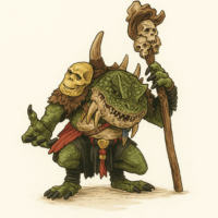 グリーン・スラード/Green Slaad【クリーチャー】