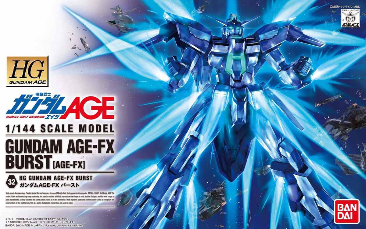 HG 1/144 AGE-FX ガンダムAGE-FX バースト [Gundam AGE-FX Burst Mode] 0180752 4543112807526