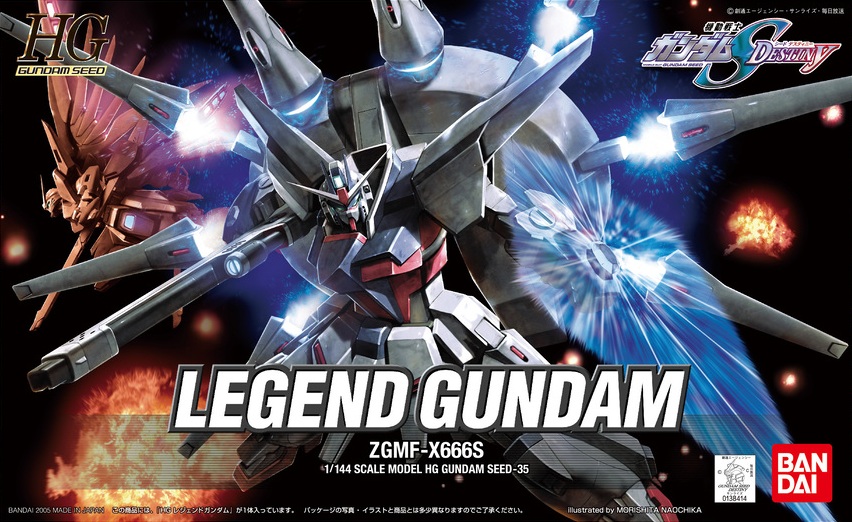HG 1/144 ZGMF-X666 レジェンドガンダム [Legend Gundam] 5055718 4573102557186 0138414 4543112384140