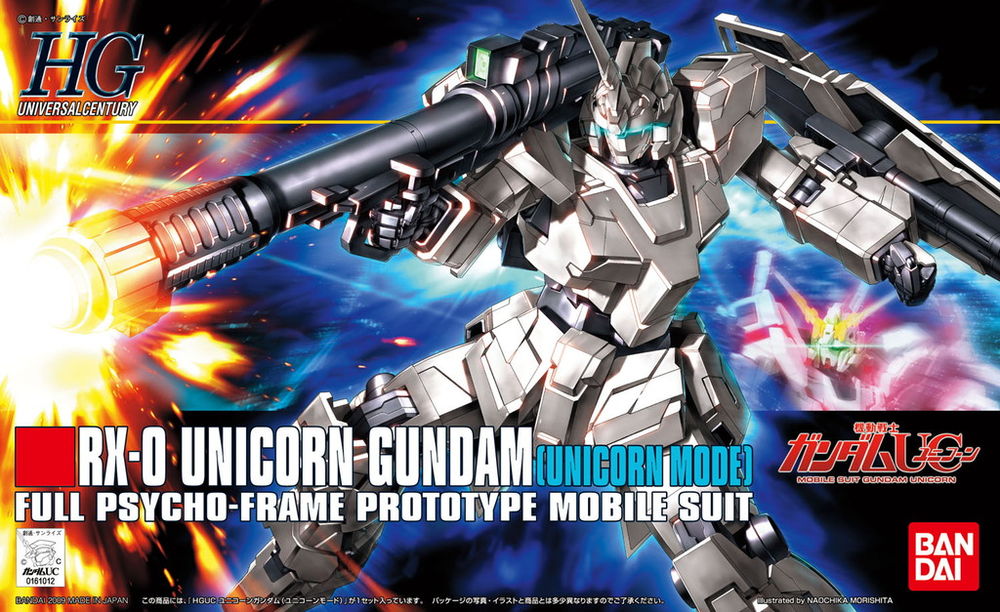 HGUC 1/144 RX-0 ユニコーンガンダム（ユニコーンモード） [Unicorn Gundam (Unicorn Mode)] 5058264 4573102582645 0161012 4543112610126