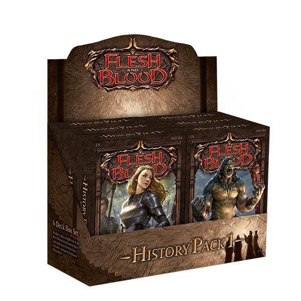 139163Legend Story Studios Flesh and Blood History Pack 1 Blitz Decks BOX（フレッシュアンドブラッド ヒストリーパック1 ブリッツ デッキ ボックス）【FaB TCG 1HP】