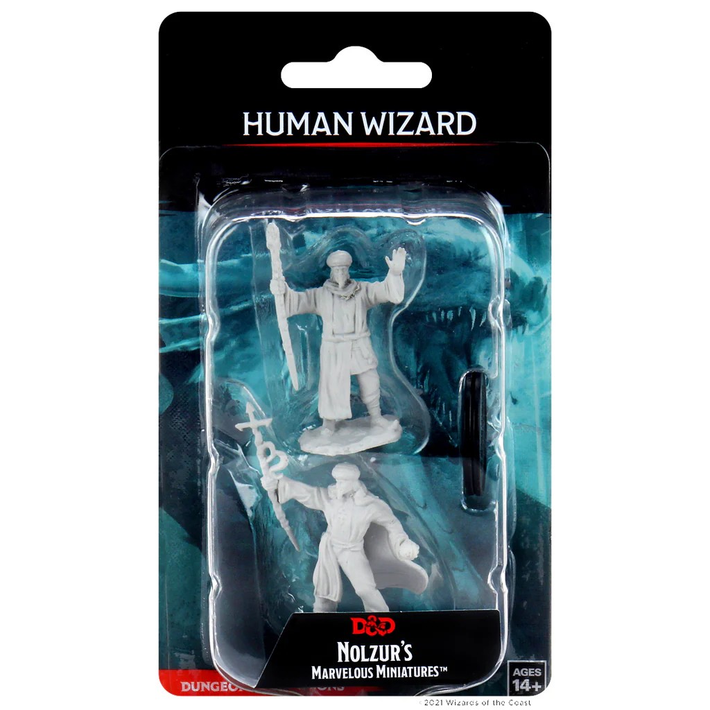 D&D NOLZUR’S MARVELOUS MINIATURES:WAVE 13-Human Wizard(ヒューマン・ウィザード・メイル) 90137 634482901373