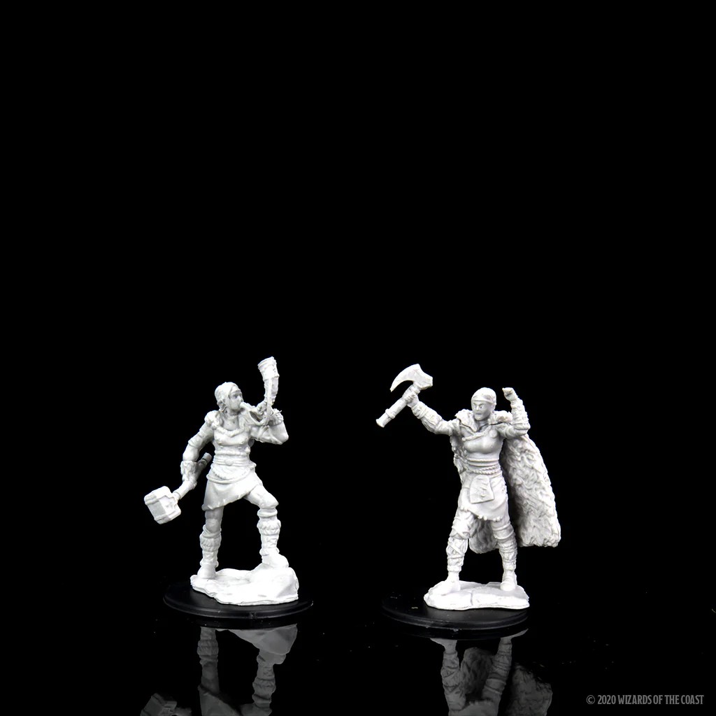 D&D NOLZUR’S MARVELOUS MINIATURES:WAVE 12-Human Barbarian 90056 634482900567