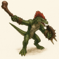 リザードフォーク(リザードフォーク（レガシー）)/Lizardfolk 【Legacy】【クリーチャー】