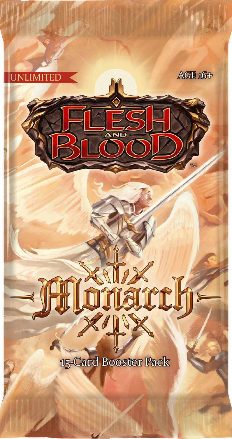 148169Legend Story Studios Flesh and Blood Monarch Unlimited Booster Pack（フレッシュアンドブラッド モナーク アンリミテッド ブースター パック）【FaB TCG MON】