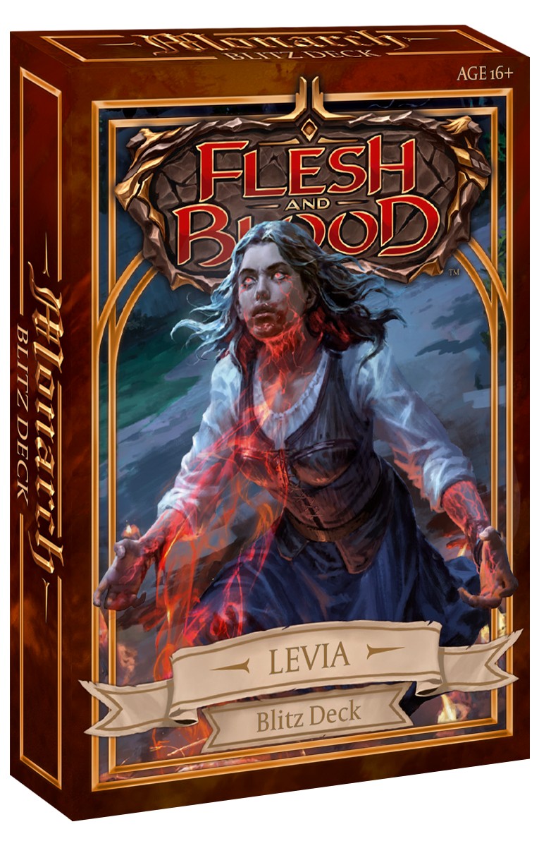 Legend Story Studios Flesh and Blood Monarch Blitz Deck LEVIA（フレッシュアンドブラッド モナーク ブリッツデッキ リヴィア）【FaB TCG LEV】