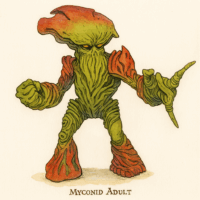 マイコニド・アダルト/Myconid Adult【クリーチャー】
