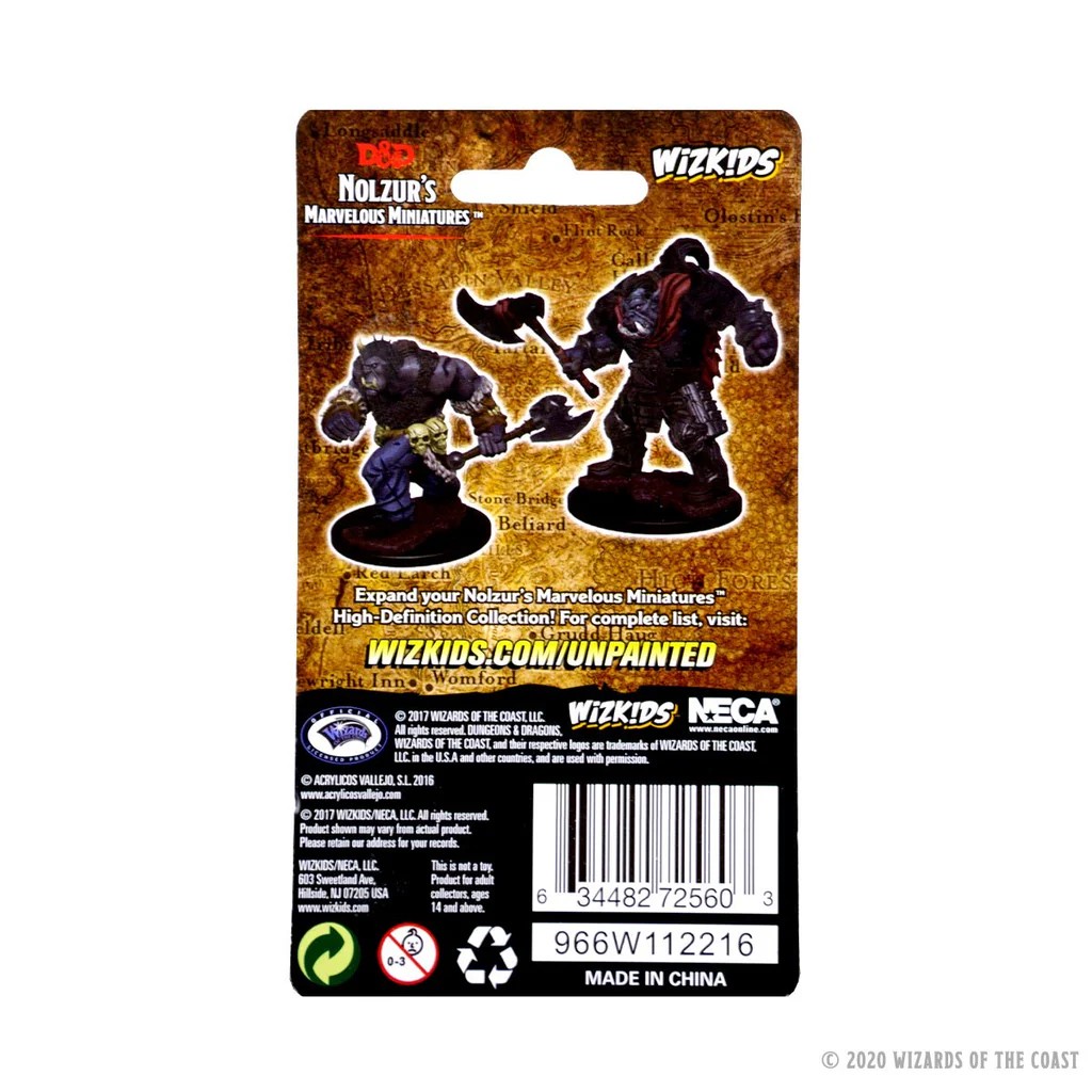 D&D NOLZUR’S MARVELOUS MINIATURES:WAVE 1-Orcs(オーク) 72560 634482725603