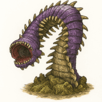 パープル・ワーム/Purple Worm【クリーチャー】