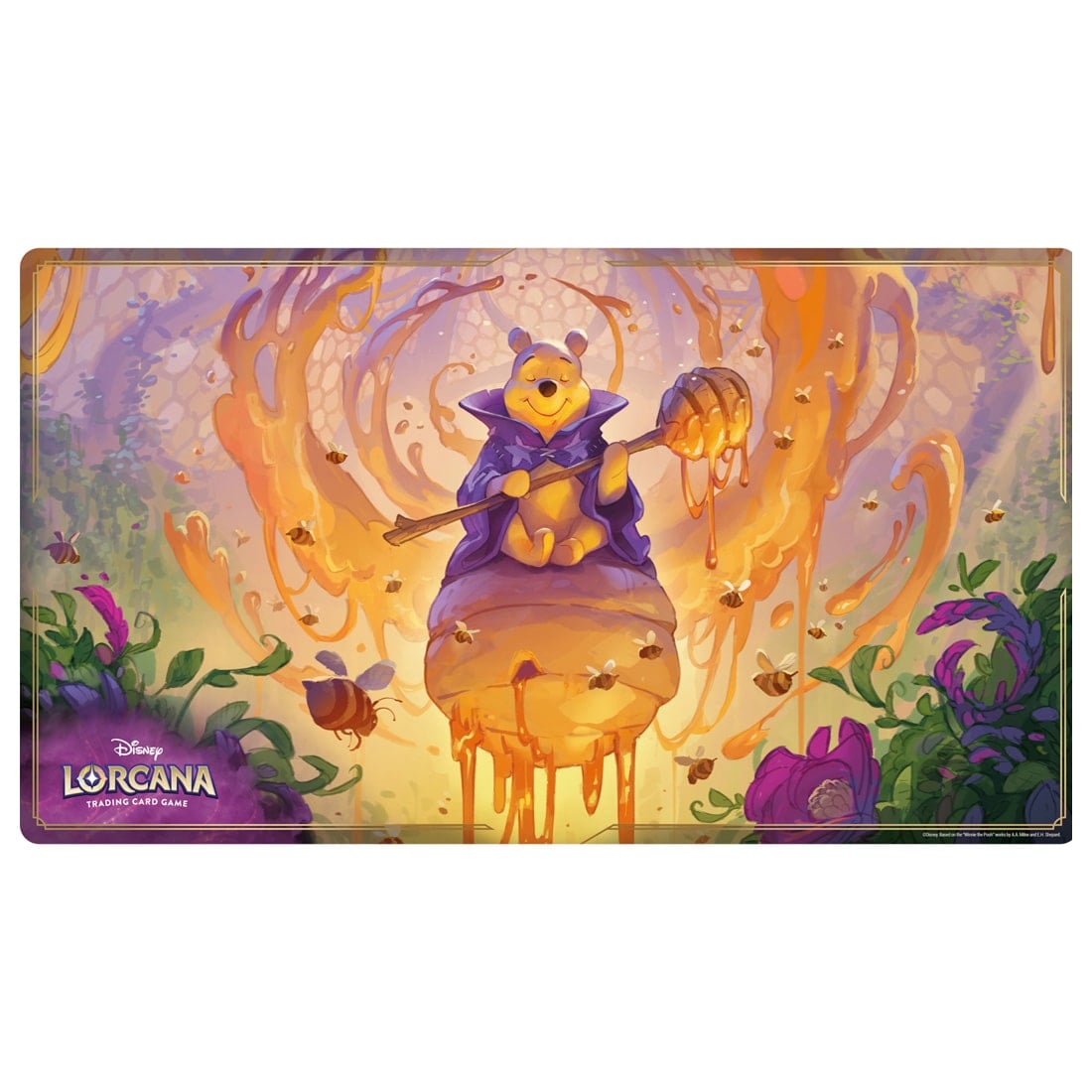 タカラトミー ディズニー・ロルカナ・TCG 日本語版 公式プレイマット くまのプーさんはちみつの魔法使い 4904810957645