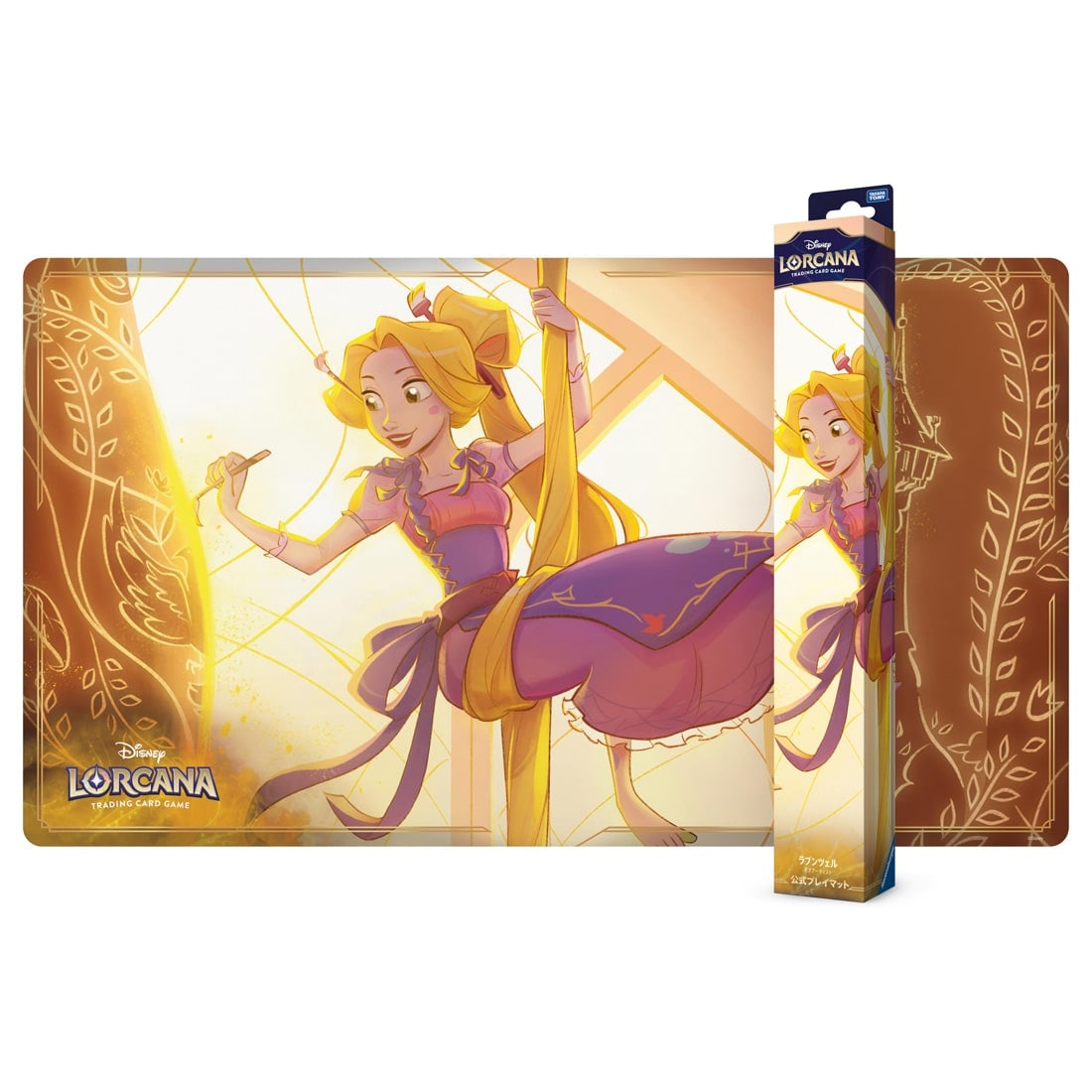 タカラトミー ディズニー・ロルカナ・TCG 日本語版 公式プレイマット ラプンツェル　天才アーティスト 4904810958598
