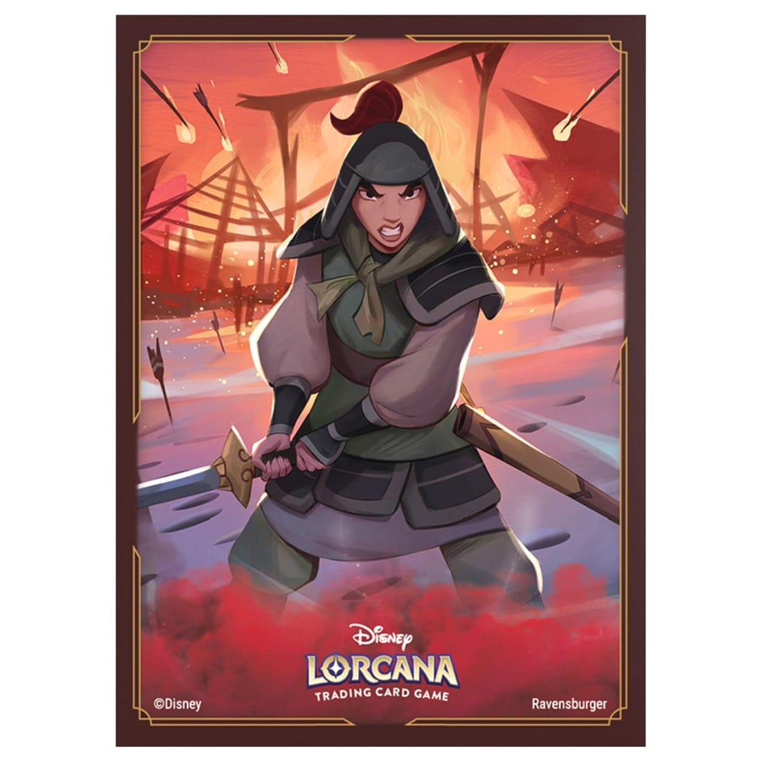 タカラトミー ディズニー・ロルカナ・TCG 日本語版 公式カードスリーブ ムーラン 訓練中の兵士 4904810957621