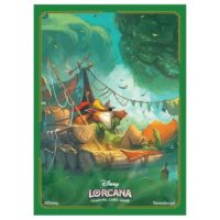 タカラトミー ディズニー・ロルカナ・TCG 日本語版 公式カードスリーブ ロビン・フッド 明日の義賊 4904810957980 公式画像1