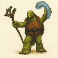 トートル・ドルイド/Tortle Druid【クリーチャー】