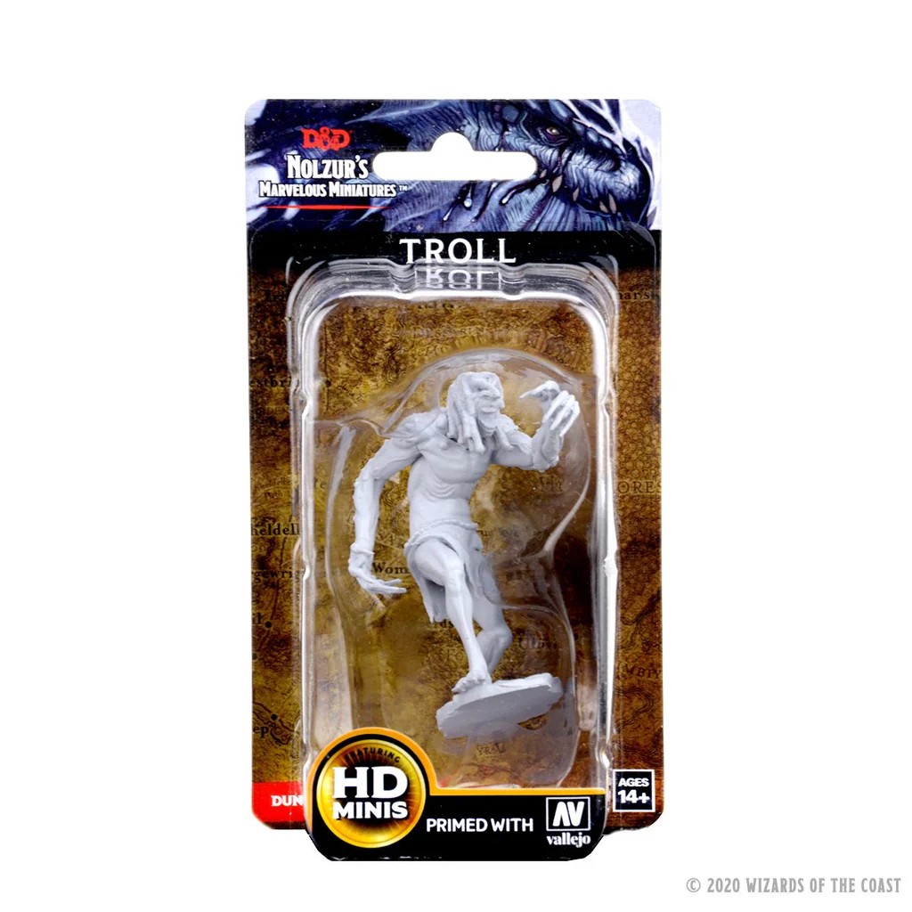 D&D NOLZUR’S MARVELOUS MINIATURES:WAVE 1-Troll(トロール) 72573 634482725733